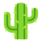 Cactus emoji on Microsoft