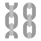 Chains emoji on Microsoft