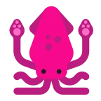 Squid emoji on Microsoft