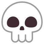 Emoji Calavera en Microsoft