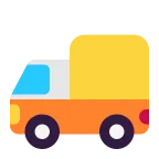 Delivery Truck emoji on Microsoft