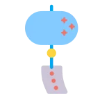 Wind Chime emoji on Microsoft