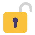Emoji Candado abierto en Microsoft