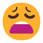 Emoji Cansado en Microsoft