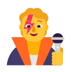 Emoji Cantante en Microsoft
