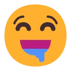 Emoji Cara babeando en Microsoft