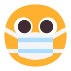 Face with Medical Mask emoji on Microsoft