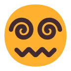 Face with Spiral Eyes emoji on Microsoft