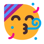 Emoji Cara de fiesta en Microsoft