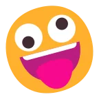Emoji Cara de loco en Microsoft