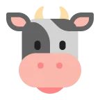 Emoji Cara de vaca en Microsoft
