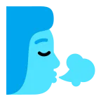 Emoji Cara de viento en Microsoft