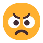 Emoji Cara enojada en Microsoft