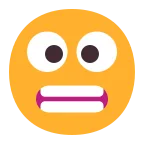 Grimacing Face emoji on Microsoft