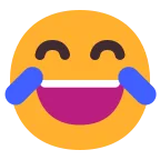 Emoji Cara llorando de risa en Microsoft