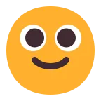 Emoji Cara sonriendo ligeramente en Microsoft