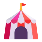 Emoji Carpa de circo en Microsoft