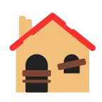 Emoji Casa abandonada en Microsoft