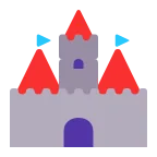 Castle emoji on Microsoft