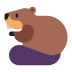 Emoji Castor en Microsoft