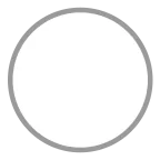 Emoji Círculo blanco en Microsoft