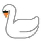 Emoji Cisne en Microsoft