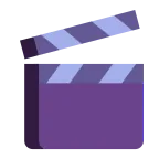 Clapper Board emoji on Microsoft