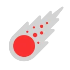 Emoji Cometa espacial en Microsoft