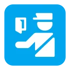 Emoji Control de pasaportes en Microsoft