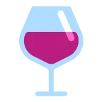 Emoji Copa de vino en Microsoft