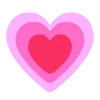 Emoji Corazón creciente en Microsoft