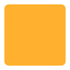 Emoji Cuadrado amarillo en Microsoft