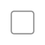 Emoji Cuadrado blanco mediano-pequeño en Microsoft