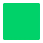 Green Square emoji on Microsoft