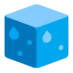 Ice emoji on Microsoft