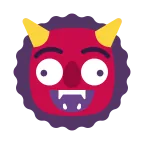 Emoji Demonio japonés oni en Microsoft