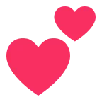 Emoji Dos corazones en Microsoft