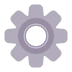 Gear emoji on Microsoft