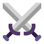Emoji Espadas cruzadas en Microsoft