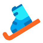 Skis emoji on Microsoft