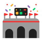 Stadium emoji on Microsoft
