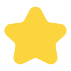 Emoji Estrella en Microsoft