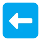 Left Arrow emoji on Microsoft