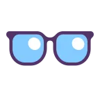 Emoji Gafas en Microsoft