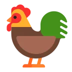 Emoji Gallo en Microsoft