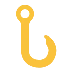 Hook emoji on Microsoft