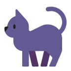 Emoji Gato negro en Microsoft