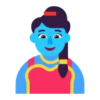 Woman Genie emoji on Microsoft