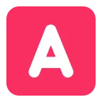 A Button (Blood Type) emoji on Microsoft