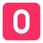 O Button (Blood Type) emoji on Microsoft